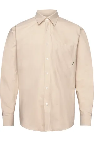 Woodbird Wbyuzo Classic Shirt Designers Shirts Casual Cream