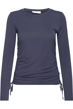 Rosemunde Viscose T-Shirt Tops T-shirts & Tops Long-sleeved Navy
