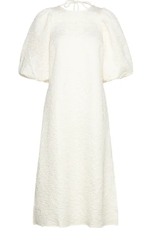 Noella Reno Pastis Long Dress Polvipituinen Mekko Cream