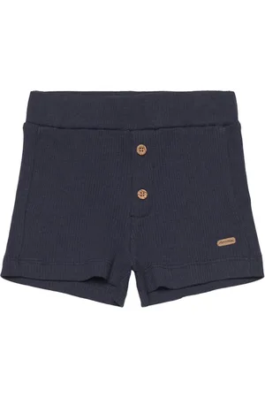 Minymo Shorts Rib Bottoms Shorts Blue