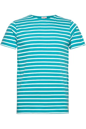 Armor.lux Breton Striped Shirt Héritage Tops T-shirts Short-sleeved Blue