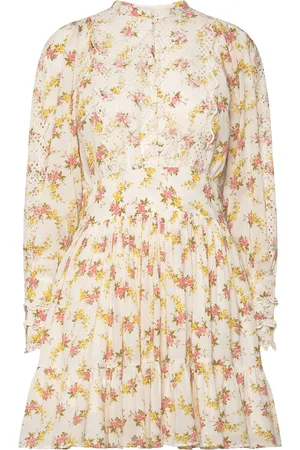 by Ti Mo Cotton Slub Mini Dress Designers Short Dress Yellow
