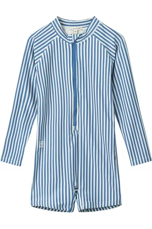Liewood Max Stripe Longsleeve Swim Jumpsuit Swimwear Uv Clothing Uv Suits Blue