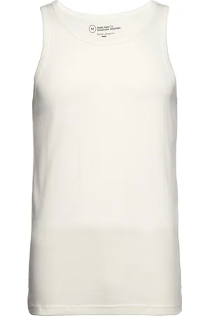 Nudie Jeans Tank Top Designers T-shirts Sleeveless White