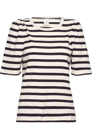 Munthe Jikolaz Tops T-shirts & Tops Short-sleeved Navy