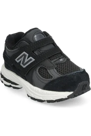 New Balance 2002 Kids Hook & Loop Sport Pre-walkers - Beginner Shoes Black
