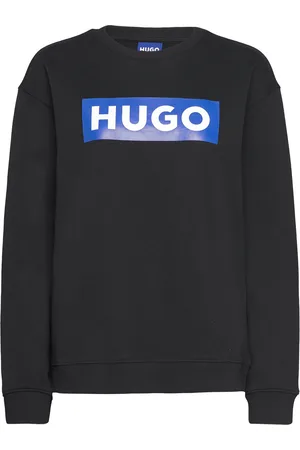 Hugo Blue Classic Crew_B Tops Sweat-shirts & Hoodies Sweat-shirts Black