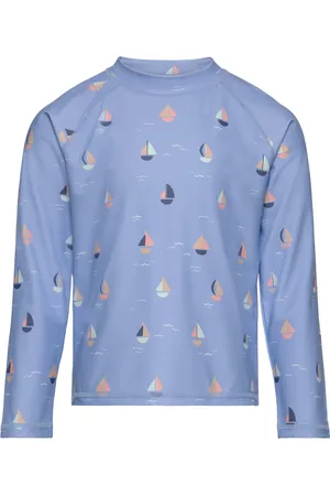 Geggamoja Uv Long-Sleeve Sweater Swimwear Uv Clothing Uv Tops Blue