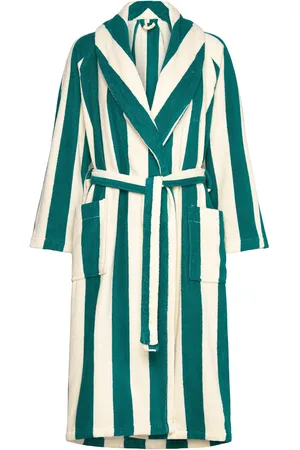 GANT Stripe Robe Home Textiles Bathroom Textiles Robes Green