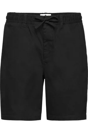 Anerkjendt Aklt Jan Cotton Ela Shorts Bottoms Shorts Casual Black