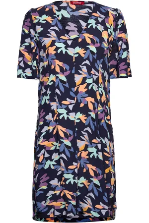 ESPRIT Dresses Light Woven Lyhyt Mekko Navy