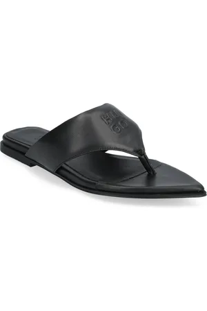 HUGO BOSS Ellye_Thong_Napd Matalapohjaiset Sandaalit Black