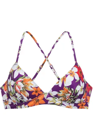 Dorina Anamuya Triangle Swimwear Bikinis Bikini Tops Triangle Bikinitops Purple