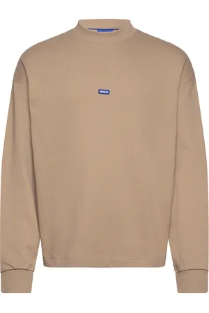 Hugo Blue Nedro Tops Sweat-shirts & Hoodies Sweat-shirts Beige