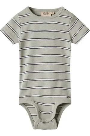 WHEAT Body S/S Edvald Bodies Short-sleeved Green