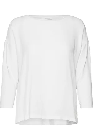 Tamaris Burdur Long Sleeve Shirt Tops T-shirts & Tops Long-sleeved White