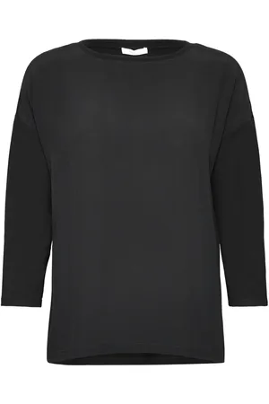 Tamaris Burdur Long Sleeve Shirt Tops T-shirts & Tops Long-sleeved Black