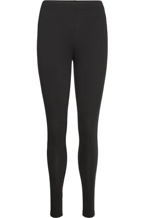 URBAN QUEST Women Bamboo Long Leggings Bottoms Leggings Black