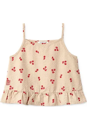 Liewood Aubrey Printed Top Tops T-shirts Sleeveless Red