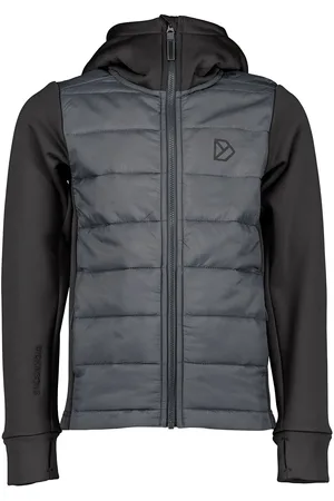 Didriksons Kapris Kids Fz 2 Sport Sweat-shirts & Hoodies Hoodies Black