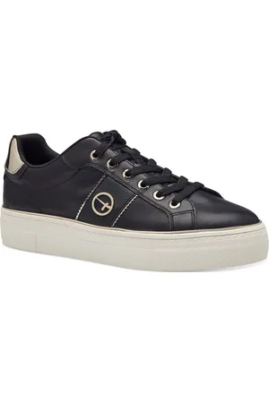 Tamaris Women Lace-Up Matalavartiset Sneakerit Tennarit Black
