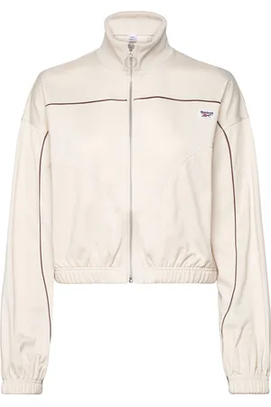 Reebok Cl Q2 Cs Bball Jacke Sport Sweat-shirts & Hoodies Sweat-shirts Beige