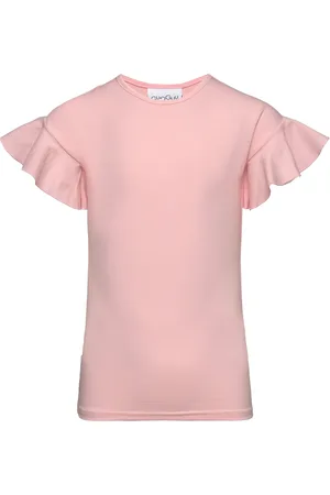 Gugguu Smoc T-Shirt Tops T-shirts Short-sleeved Pink