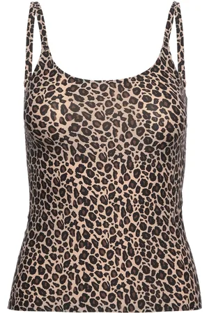 Chantelle Softstretch Camisole Designers T-shirts & Tops Sleeveless Brown