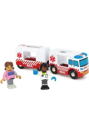 Brio Redningsambulance Toys Toy Cars & Vehicles Toy Vehicles Trains Multi/patterned