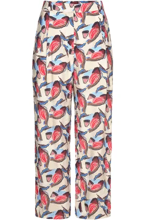Munthe Mons Bottoms Trousers Wide Leg Red