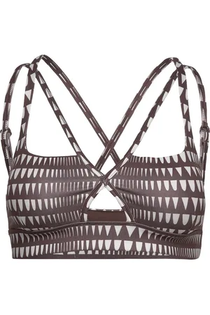 PUMA Lemlem Low Impact Bra Sport Bras & Tops Sports Bras - All Brown