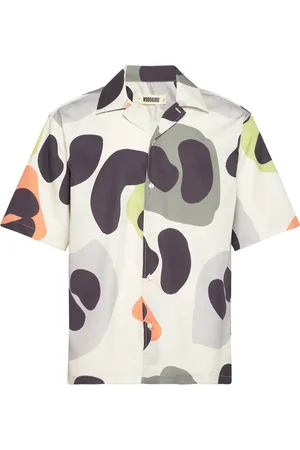 Woodbird Wbsunny Leo Shirt Designers Shirts Short-sleeved White