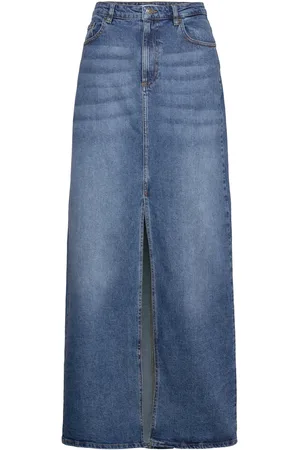 INWEAR Pheifferiw Long Skirt Pitkä Hame Blue