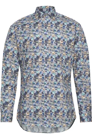 BOSWEEL SHIRTS EST. 1937 Regular Fit Mens Shirt Tops Shirts Business Blue
