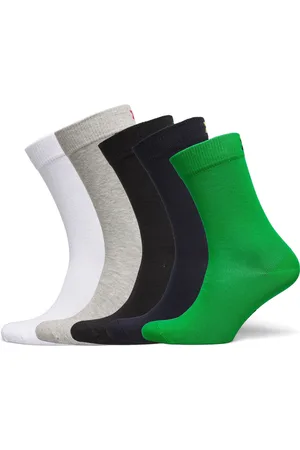 Happy Socks 5-Pack Solid Socks Lingerie Socks Regular Socks Green