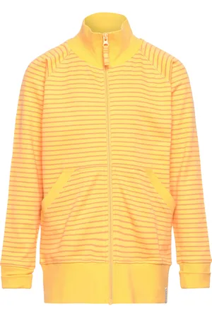 Geggamoja Zip Sweater Tops Sweat-shirts & Hoodies Sweat-shirts Yellow