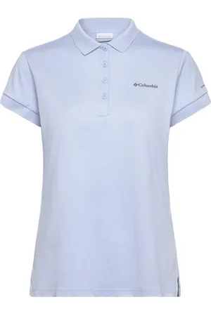 Columbia Lakeside Trail Solid Pique Polo Sport T-shirts & Tops Polos Blue