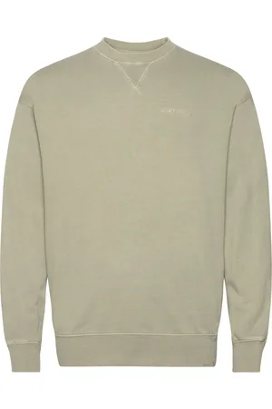 Revolution Loose Crewneck Tops Sweat-shirts & Hoodies Sweat-shirts Green