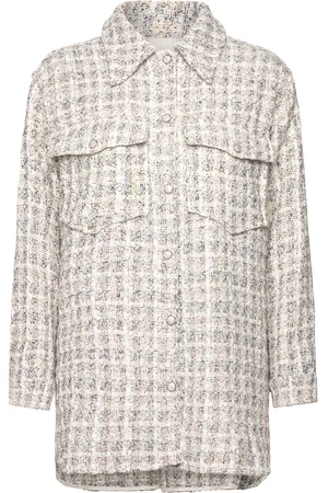 B YOUNG Bydemona Overshirt - Tops Overshirts Cream