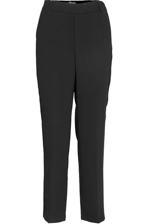 Mos Mosh Mmbai Leia Pant Bottoms Trousers Straight Leg Black