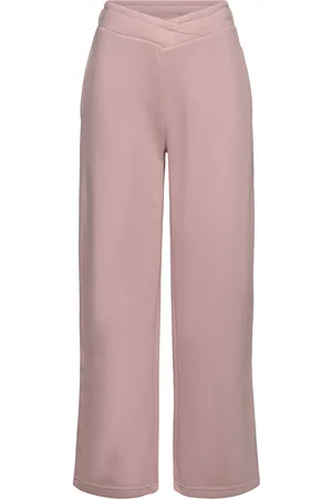 LMTD Nlfhopal Lw Wide Uneven Sweat Pant Bottoms Sweatpants Pink