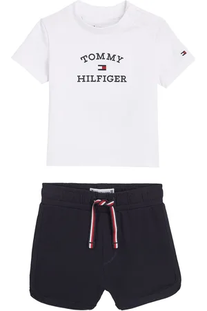 Tommy Hilfiger Baby Th Logo Short Set Sets Sets With Short-sleeved T-shirt Multi/patterned