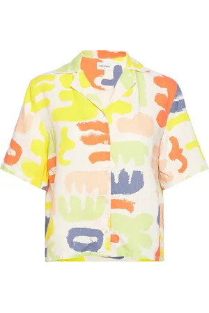 Bobo Choses Carnival Print Short Sleeve Shirt Tops Shirts Short-sleeved Multi/patterned