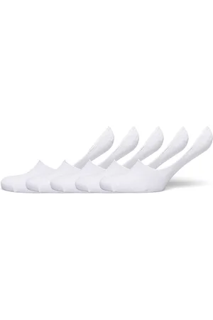 Decoy 5-Pack Footies Cotton Lingerie Socks Footies-ankle Socks White