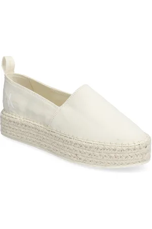 Calvin Klein Platform Espadrille Ml Btw Matalat Sandaalit Espadrillot Cream