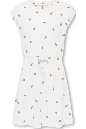 ONLY Kogmay S/S Dress Cs Jrs Dresses & Skirts Dresses Casual Dresses Short-sleeved Casual Dresses White