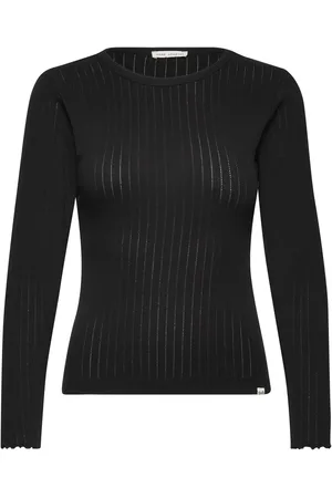 Esmé Studios Esella Ls Top Gots Tops T-shirts & Tops Long-sleeved Black
