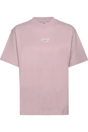 Reebok Cl Ae Archive Sm Log Sport T-shirts & Tops Short-sleeved Pink