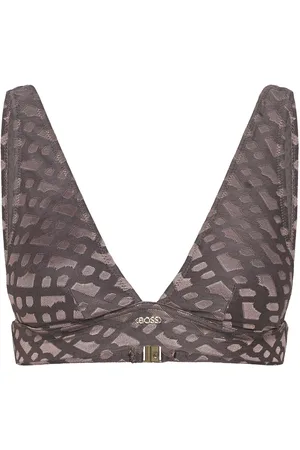 HUGO BOSS Beatrix Bralette Swimwear Bikinis Bikini Tops Triangle Bikinitops Brown