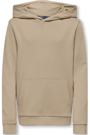 ONLY Koblassi L/S Pocket Hood Swt Noos Tops Sweat-shirts & Hoodies Hoodies Beige